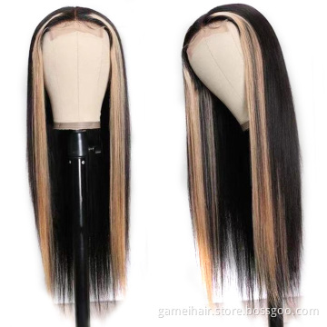For Black Women Wholesale Hd Full Lace Frontal Closure Human Hair Wig Raw Indian Virgin Glueless Hair Loose Wave Lace Front Wig